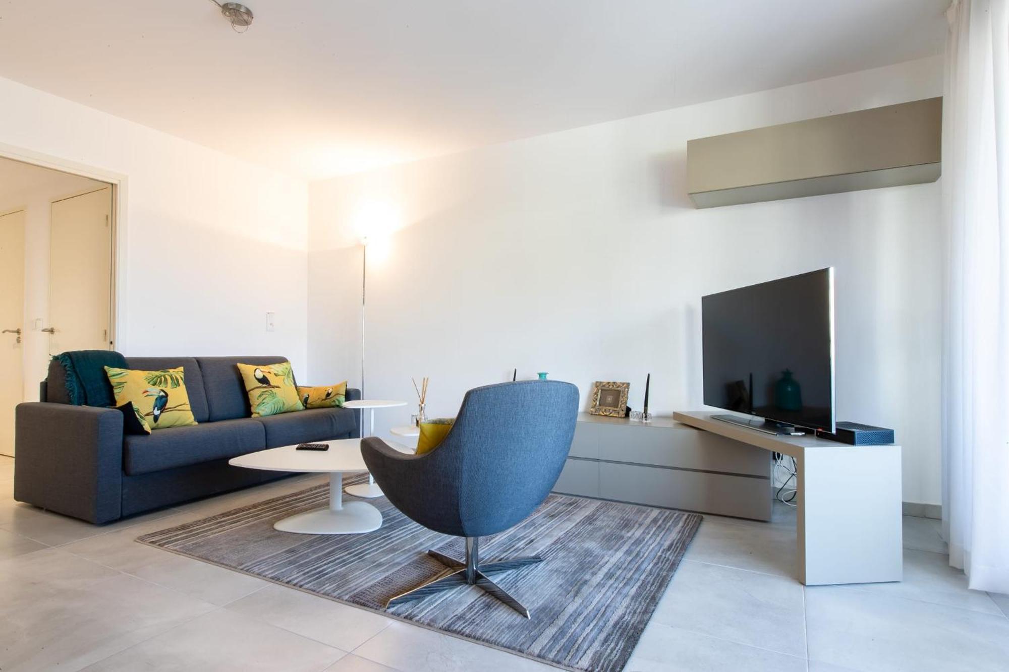 Renovated 2-Br Apartment With Terrace And Pool Cannes Luaran gambar